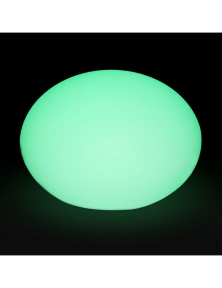 40141-Palla Ovale LED  RGB con Telecomando IR  Tasti e Alimentatore  Dimmerabile-7