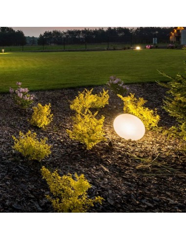 40151-Sasso LED  RGB con Telecomando IR  Tasti e Alimentatore  Dimmerabile-3