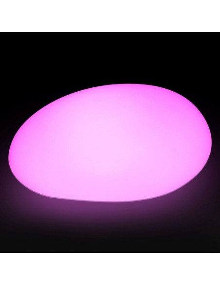 40151-Sasso LED  RGB con Telecomando IR  Tasti e Alimentatore  Dimmerabile-7