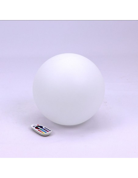 40161-Palla LED  RGB con Telecomando IR  Tasti e Alimentatore  Dimmerabile-1