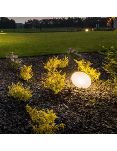 40171-Sasso LED  RGB con Telecomando IR  Tasti e Alimentatore  Dimmerabile-3