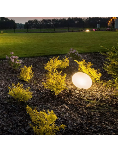 40171-Sasso LED  RGB con Telecomando IR  Tasti e Alimentatore  Dimmerabile-3