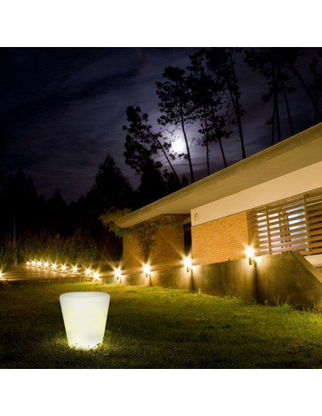 40181-Vaso LED  RGB con Telecomando IR  Tasti e Alimentatore IP Dimmerabile-3