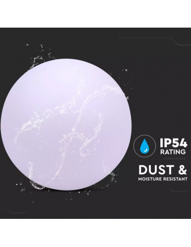 40201-Sfera LED  RGB con Telecomando IR  Tasti e Alimentatore  Dimmerabile-7