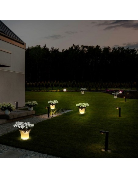 40211-Vaso LED  RGB con Telecomando IR  Tasti e Alimentatore  Dimmerabile-3