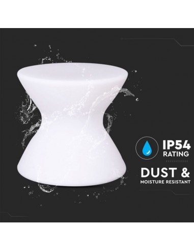 40231-Sgabello LED  RGB con Telecomando IR  Tasti e Alimentatore  Dimmerabile-5