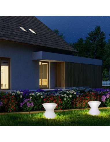 40231-Sgabello LED  RGB con Telecomando IR  Tasti e Alimentatore  Dimmerabile-6