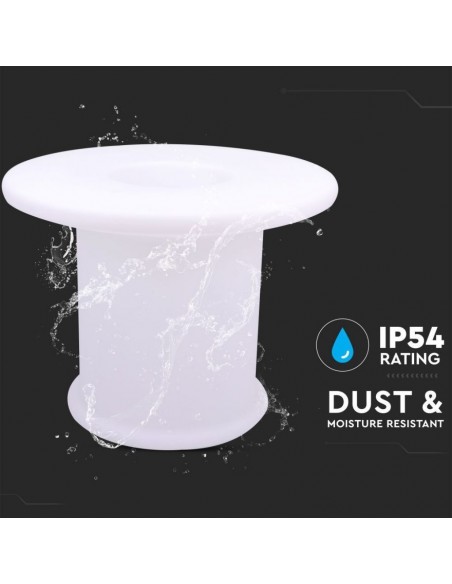 40251-Tavolo LED  RGB con Telecomando IR  Tasti e Alimentatore  Dimmerabile-6