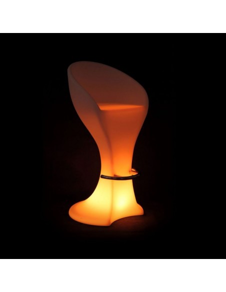 40271-Sgabello LED  RGB con Telecomando IR  Tasti e Alimentatore  Dimmerabile-7