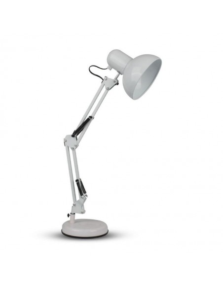 40351-Lampada LED da Tavolo con Attacco E e Braccio Regolabile Colore Bianco-1
