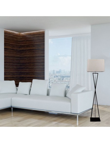 40401-Lampada LED da Pavimento Quadrata con Attacco E Colore Avorio h cm-3