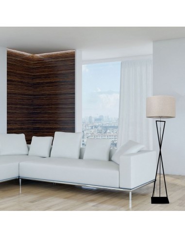 40411-Lampada LED da Pavimento Rotonda con Attacco E Colore Avorio h cm-3