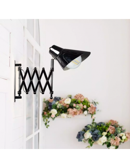 40431-Lampada LED da Muro con Portalampada E Max  Braccio a Soffietto l cm-2