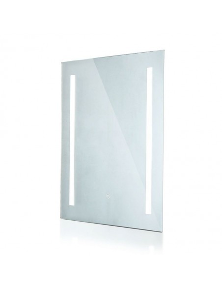 40441-Specchio LED Rettangolare da Bagno  LM/W con Anti Appannamento   IP-1