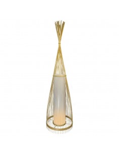 40571-Lampadario LED in Legno a Terra con Portalampada E Max  hcm -1