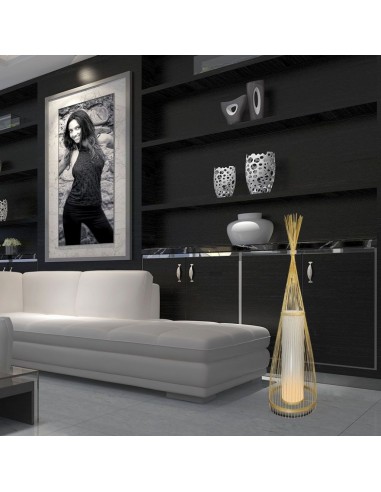 40571-Lampadario LED in Legno a Terra con Portalampada E Max  hcm -4