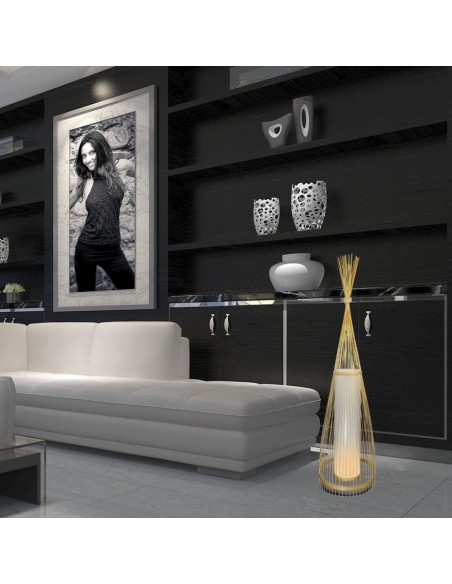 40571-Lampadario LED in Legno a Terra con Portalampada E Max  hcm -4