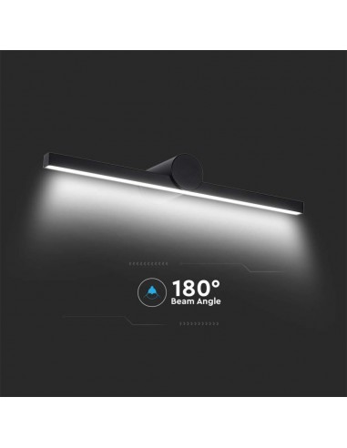 Lampada LED da Specchio 12W Nero...