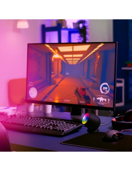 405851-Lampada LED da Tavolo  Smart WiFi Compatibile con Google Assistent e Amazon Alexa RGB  in CCT Dimmerabile Colore Nero-4