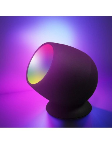 405851-Lampada LED da Tavolo  Smart WiFi Compatibile con Google Assistent e Amazon Alexa RGB  in CCT Dimmerabile Colore Nero-5