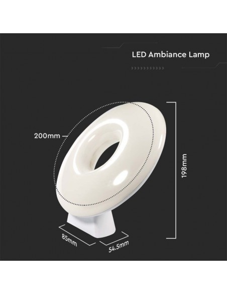 405861-Lampada LED Smart da Tavolo  RGB WiFi Compatibile con Google Home e Amazon Alexa-3