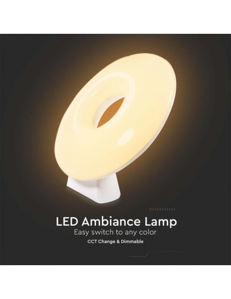 405861-Lampada LED Smart da Tavolo  RGB WiFi Compatibile con Google Home e Amazon Alexa-7