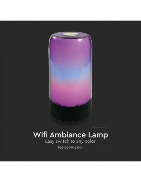 405871-Lampada Smart LED RGB  da Tavolo Dimmerabile con WiFi e Bluetooth-5