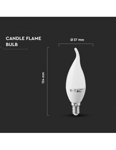 4156-Lampadina LED E  Candela a Fiamma -3
