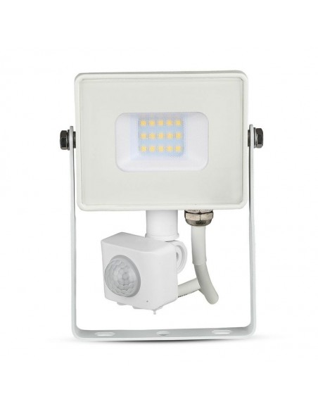 435-Faro LED Chip Samsung  con Sensore di Movimento e Crepuscolare e Interruttore Manuale di Bloccaggio Colore Bianco  -1