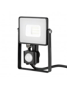 436-Faro LED Chip Samsung  con Sensore di Movimento e Crepuscolare e Interruttore Manuale di Bloccaggio Colore Nero  -1