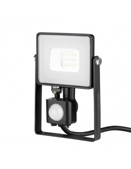 436-Faro LED Chip Samsung  con Sensore di Movimento e Crepuscolare e Interruttore Manuale di Bloccaggio Colore Nero  -1