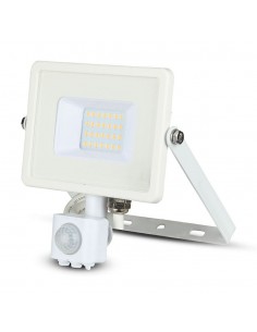 450-Faro LED Chip Samsung  con Sensore di Movimento e Crepuscolare e Interruttore Manuale di Bloccaggio Colore Bianco  -1