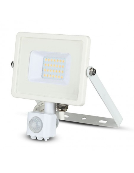 450-Faro LED Chip Samsung  con Sensore di Movimento e Crepuscolare e Interruttore Manuale di Bloccaggio Colore Bianco  -1