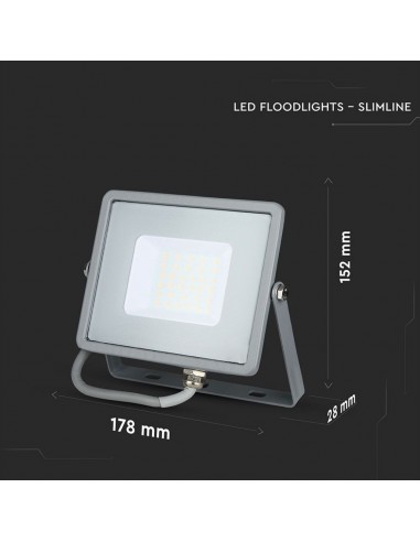 454-Faro LED SMD Chip Samsung  Colore Grigio  -3