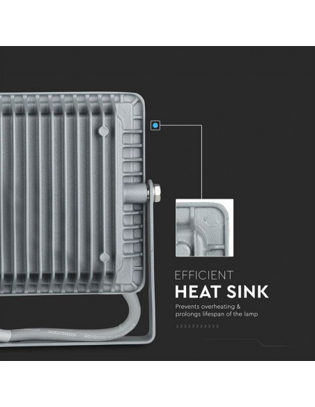 454-Faro LED SMD Chip Samsung  Colore Grigio  -7