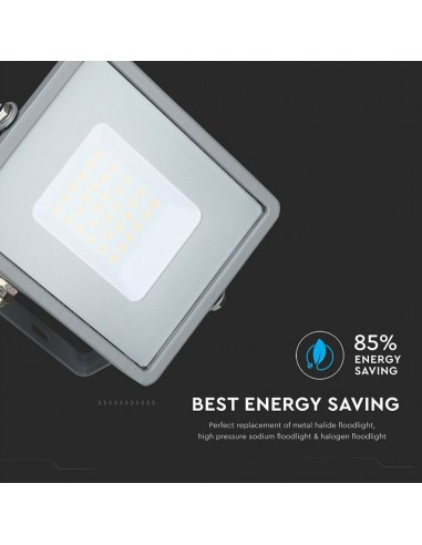 Faro LED SMD Chip Samsung 30W Grigio...