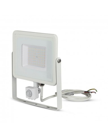 466-Faro LED Chip Samsung  con Sensore di Movimento e Crepuscolare e Interruttore Manuale di Bloccaggio Colore Bianco  -1