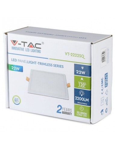 4798-Mini Pannello LED  LM/W Montaggio ad Incasso Quadrato -2