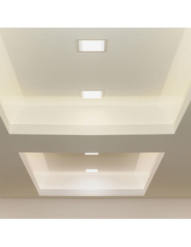 4863-Mini Pannello LED  Montaggio ad Incasso Quadrato -4