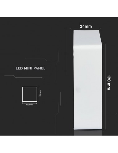 4919-Pannello LED  Montaggio a Plafone Quadrato -3