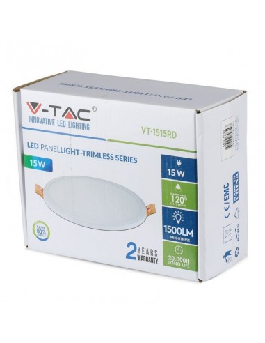 4934-Mini Pannello LED  LM/W Montaggio ad Incasso Rotondo -2