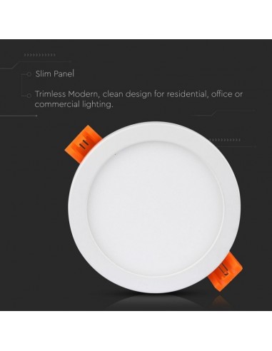 4934-Mini Pannello LED  LM/W Montaggio ad Incasso Rotondo -7