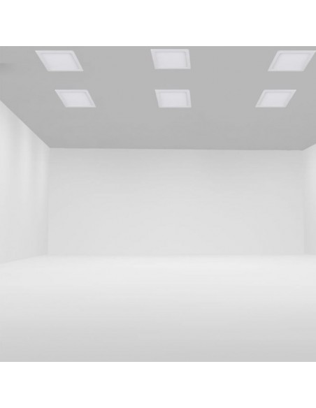 4948-Mini Pannello LED  LM/W Montaggio ad Incasso Quadrato -4