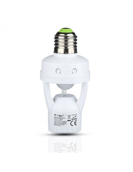 4982-Portalampada E con Sensore di Movimento a Infrarossi  Max  IP-1