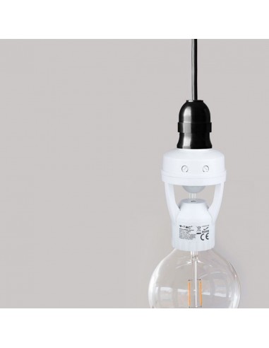 4982-Portalampada E con Sensore di Movimento a Infrarossi  Max  IP-3