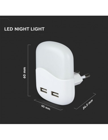 507-Faretto LED Chip Samsung Segnapasso Notturno Quadrato -3