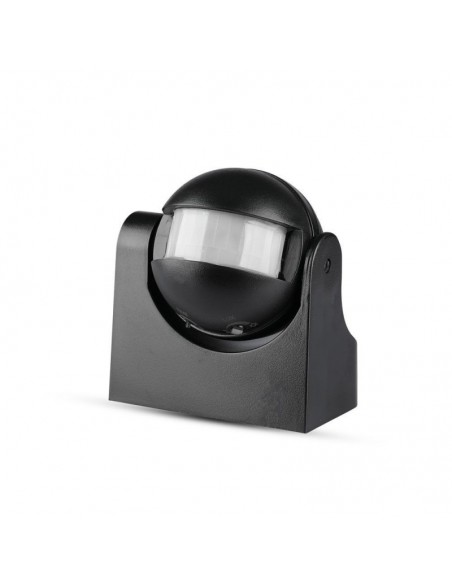 5077-Sensore di Movimento a Infrarossi  Orientabile Montaggio a Plafone Colore Nero Max  IP-1