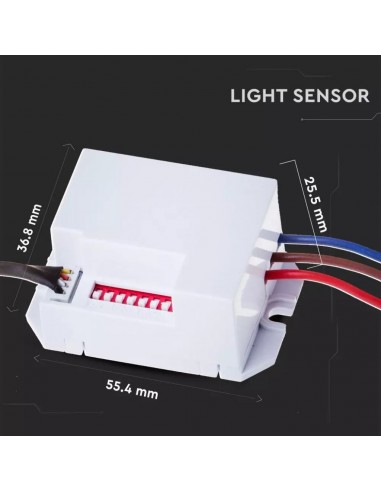 5082-Sensore di Movimento a Infrarossi - Colore Bianco Max  IP-3