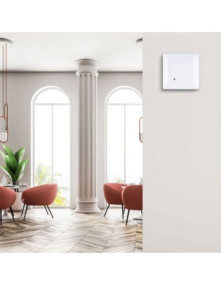 5083-Sensore di Movimento a Microonde  Montaggio a Plafone Colore Bianco Max  IP-3