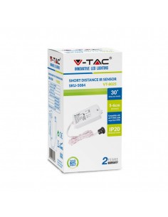 5084-Sensore di Movimento a Infrarossi  Attivazione tramite Movimento a Corto Raggio -cm Colore Bianco Max  IP-1 2